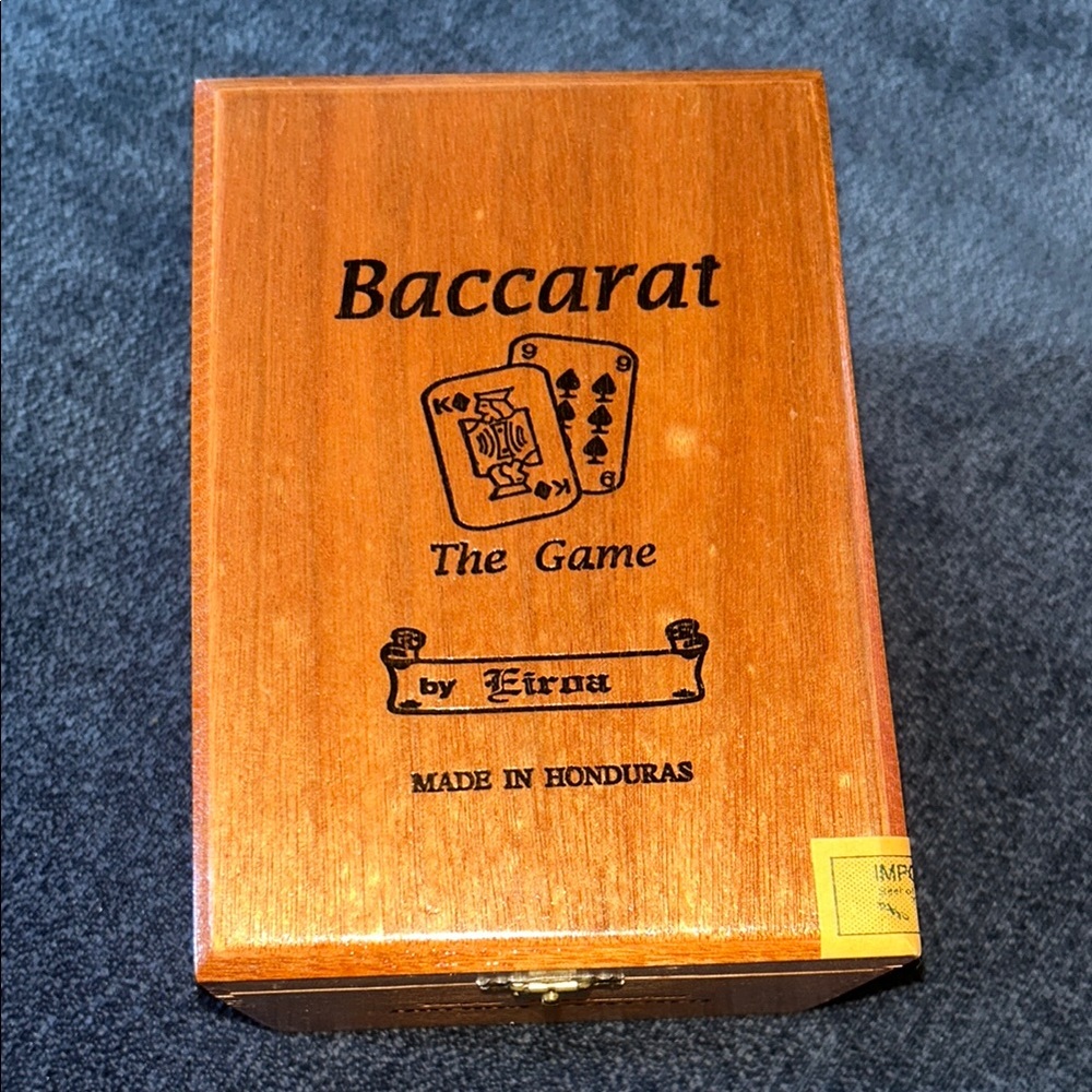 Baccarat Cigar Box